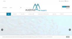 Desktop Screenshot of marinafishexport.com